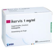 Ikervis 1 Mg/ml Augentropfen Emuls.Einze 30X0,3 ml