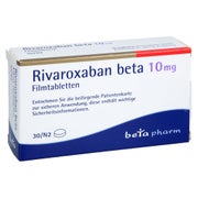 Rivaroxaban Beta 10 Mg Filmtabletten 30 St