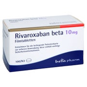 Rivaroxaban Beta 10 Mg Filmtabletten 100 St