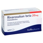 Rivaroxaban Beta 20 Mg Filmtabletten 98 St