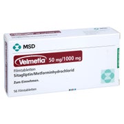 Velmetia 50 Mg/1000 mg Filmtabletten 56 St