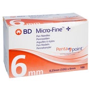 Bd Micro-fine Plus Pen-nadeln 0.23x6 Mm 32g 100 St