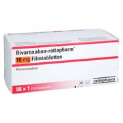Rivaroxaban-ratiopharm 10 Mg Filmtabletten 98 St