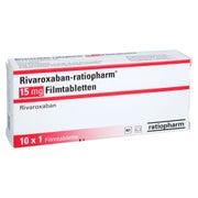 Rivaroxaban-ratiopharm 15 Mg Filmtabletten 10 St