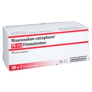 Rivaroxaban-ratiopharm 15 Mg Filmtabletten 98 St