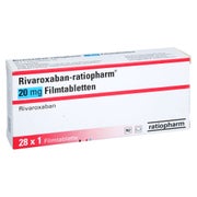 Rivaroxaban-ratiopharm 20 Mg Filmtabletten 28 St