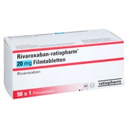 Rivaroxaban-ratiopharm 20 Mg Filmtabletten 98 St