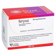 Feryxa 50 Mg Eisen/ml Inj.-/inf.-dispers.500mg 2X10 ml