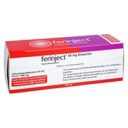 Ferinject 50 Mg Eisen/ml Inj.-/inf.-dispers.500mg 5X10 ml