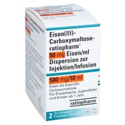 Eisen Iii-carboxymaltose-ratio 50mg Eisen/ml 500mg 2X10 ml