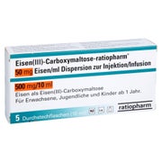 Eisen Iii-carboxymaltose-ratio 50mg Eisen/ml 500mg 5X10 ml