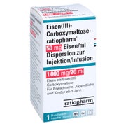 Eisen Iii-carboxymaltose-ratio 50mg Eisen/ml 1 G 1X20 ml