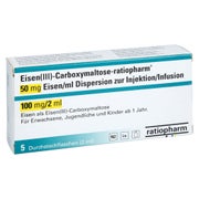 Eisen Iii-carboxymaltose-ratio 50mg Eisen/ml 100mg 5X2 ml