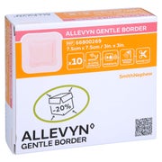 Allevyn Gentle Border 7,5x7,5 cm Schaumv 10 St