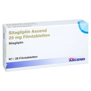 Sitagliptin Ascend 25 Mg Filmtabletten 28 St