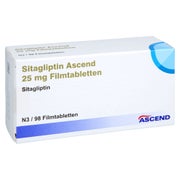 Sitagliptin Ascend 25 Mg Filmtabletten 98 St