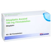 Sitagliptin Ascend 100 Mg Filmtabletten 98 St
