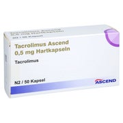 Tacrolimus Ascend 0,5 Mg Hartkapseln 50 St