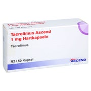 Tacrolimus Ascend 1 Mg Hartkapseln 50 St