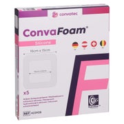 Convafoam Silicone Verband 15x15 Cm 5 St