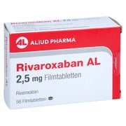 Rivaroxaban Al 2,5 Mg Filmtabletten 56 St
