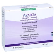 Azarga 10 Mg/ml + 5 mg/ml Augentropfensu 3X5 ml