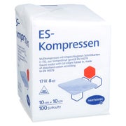 Es-kompressen Unsteril 10x10 Cm 8fach 100 St