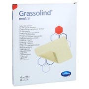 Grassolind Salbenkompressen 10x10 cm ste 10 St