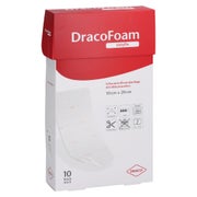 Dracofoam Easyfix Schaumstoff Wundauflage 10x20 Cm 10 St