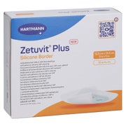 Zetuvit Plus Silicone Border steril 12,5 10 St