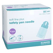 Klinion Soft Fine Plus Safety Pen-nadeln 8 Mm 30 G 100 St