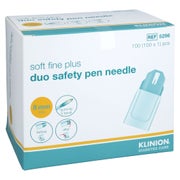 Klinion Soft Fine Plus Duosafety Pen-nad.8 Mm 30 G 100 St