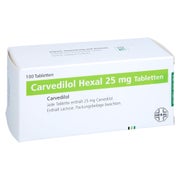 Carvedilol Hexal 25 Mg Tabletten 100 St
