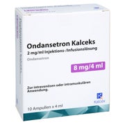 Ondansetron Kalceks 2 Mg/ml 8mg Inj.-/inf.lsg.amp. 10X4 ml