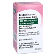 Beclometason/formoterol Cipla 200/6 µg 120 Hub Dos 1 St