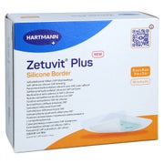 Zetuvit Plus Silicone Border Steril 8x8 Cm 10 St