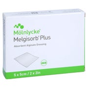 Melgisorb Plus Alginat Verband 5x5 cm st 10 St