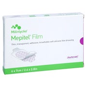 Mepitel Film Folienverband 6x7 cm 10 St