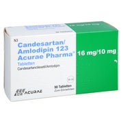 Candesartan/amlodipin 123 Acurae Pharma 16mg/10mg 98 St