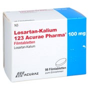 Losartan-kalium 123 Acurae Pharma 100 Mg Filmtabl. 98 St