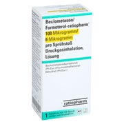 Beclometason/formoterol-ratiopharm 100/6 µg 120hub 1 St