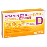 Vitamin D3 K2 Hevert + Ca. & Mg 4000 IE 60 St