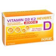 Produktabbildung: Vitamin D3 K2 Hevert + Ca. & Mg 4000 IE 120 St