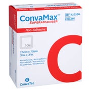 Convamax Superabsorber Nicht Adhäsiv 7,5x7,5 Cm 10 St