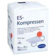 Es-kompressen Unsteril 10x10 Cm 8fach 100 St