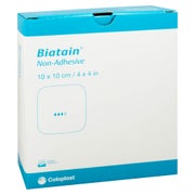 Biatain Schaumverband 10x10 Cm Nicht Haftend 10 St