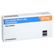 Atorvastatin Micro Labs 20 Mg Filmtabletten 30 St