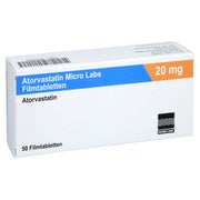 Atorvastatin Micro Labs 20 Mg Filmtabletten 50 St