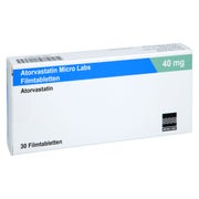 Atorvastatin Micro Labs 40 Mg Filmtabletten 30 St