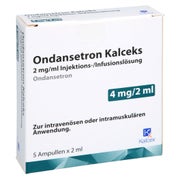 Ondansetron Kalceks 2 Mg/ml 4mg Inj.-/inf.-l.amp. 5X2 ml